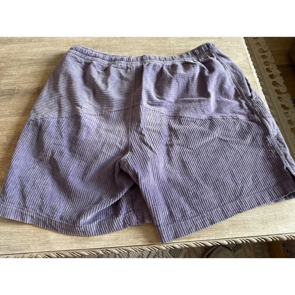 Nike Sportswear Corduroy Shorts Mens‎ XXL Purple Lavender Retro Script Logo